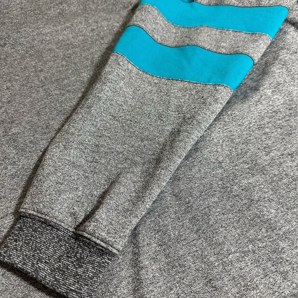 NFL Team Apparel Vintage Miami Dolphins Fleece Pullover L/S Shirt Gray Green XL - Picture 6 of 9